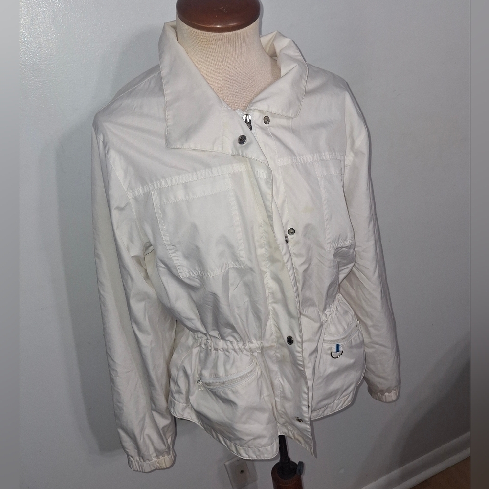 Oleg Cassini /Off White Sport Jacket- W Sz Medium